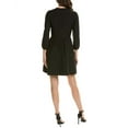 thumbnail image 2 of Valentino womens  Wool & Silk-Blend A-Line Dress, 38, Black, 2 of 3