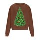 thumbnail image 3 of Sudadera sin capucha para hombre, cuello redondo, deportiva, con estampado de árbol de Navidad, sudadera con capucha, jersey de manga larga, blusa de poliéster para hombre, 3 of 4