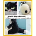 thumbnail image 5 of Cute Cat Plush Toy Cinderella's Cat Lucifer Plush Doll Fun Anime Cat Filled Animal Plush Throw Pillow, Birthday for Boys and Girls,11.8in, 5 of 5