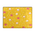 thumbnail image 5 of Yayeee Area Rugs for Living Room 5.2'x4' Non Slip Washable Bedroom Floor Carpet, White Stars, 5 of 5