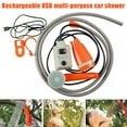 thumbnail image 2 of CAROOTU Outdoor Shower Kit Home USB Rechargeable Portable Multipurpose Car Shower, 2 of 5