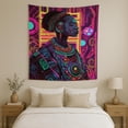 thumbnail image 2 of Afrofuturism: The Rise Wall Tapestry for Bedroom by DC | African American Tapestry Wall Hanging & Aesthetic Decor for Dorm, Living Room, Picnic & Home | 39"x52", 2 of 7