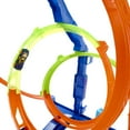 Hot Wheels Action Corkscrew Triple Loop Track Set with 1 Toy Car
