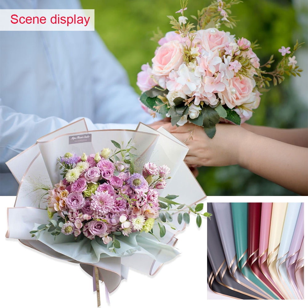 CHDHALTD 20Pcs Bouquet Wrap Paper Flower Wrapping Paper 35x50cm Waterproof  Packing Paper Floral Bouq…See more CHDHALTD 20Pcs Bouquet Wrap Paper Flower