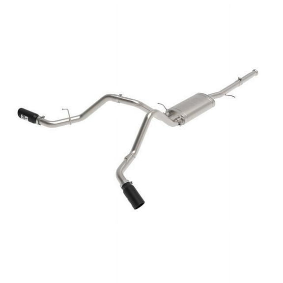 aFe Power Apollo GT Series 3 IN Cat-Back Exhaust System w/ Dual Rear-Side Exit Black Tips GM Trucks 09-18 V6-4.3L/V8-4.8/5.3L 49-44134-B Fits select: 2009-2018 CHEVROLET SILVERADO