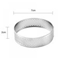 thumbnail image 1 of Prettyui Household Round With Hole Breathable French Style Mousse Cake Ring Kitchen Baking Tool(7CM), 1 of 4