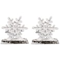 thumbnail image 6 of Northlight 12.5" Silver Snowflake Christmas Stocking Holder, 6 of 7