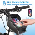 Atercel Waterproof Bike Frame Bag Mobile Phone Holder with TPU Touch