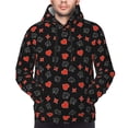 thumbnail image 4 of Hoodies for Men - Poker Creative Symbols Long Sleeve Comfrt Men'S Fashion Hoodies & Sweatshirts, Sweatshirts for Men Hoodies Pullover Clothing Clothes with Pouch, 4 of 7