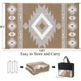 thumbnail image 2 of Findosom 9'x12' Waterproof Outdoor Rug, Foldable Reversible Plastic Straw Rug, Large Patio Rug for Outdoors, RV, Patio, Backyard, Deck, Picnic, Beach, Camping Brown, 2 of 6