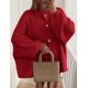 thumbnail image 4 of Suéter PRETTYGARDEN Jujube Rojo Tejido Grueso con Botones Talla L, 4 of 8