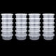 thumbnail image 2 of Contenedores para guardar ropa, 25 unidades, recipientes para guardar slime, vasos para guardar bolas de espuma y tapas, 2 of 8