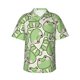 thumbnail image 1 of Fotbe Cute Frog Camisa Hawaiana para Hombre Unisex – Camisa Casual de Verano con Botones de Manga Corta de Algodón y Lino,X-Large, 1 of 7