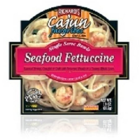 Richard's Cajun Favorites New Single Serve Bowls Seafood Fettuccine, 11 oz