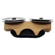 thumbnail image 3 of Pandereta de mano, pandereta de dedo para guitarristas, instrumento de percusión manual Color de la madera, 3 of 9