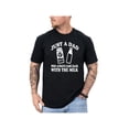 thumbnail image 1 of Just a Dad Who always Came Back With The Milk Shirt, Funny Fathers Day Gift For Dad, Daddy Tee, Husband Gift, Short Sleeve Crew Neck Top, Casual Clothing, 1 of 6