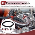 thumbnail image 2 of Unique Bargains AN6 Fuel Line Kit 12ft Vacuum Hose Automotive Fuel Hose with Adapter Pipe Clamp 1 Set, 2 of 7