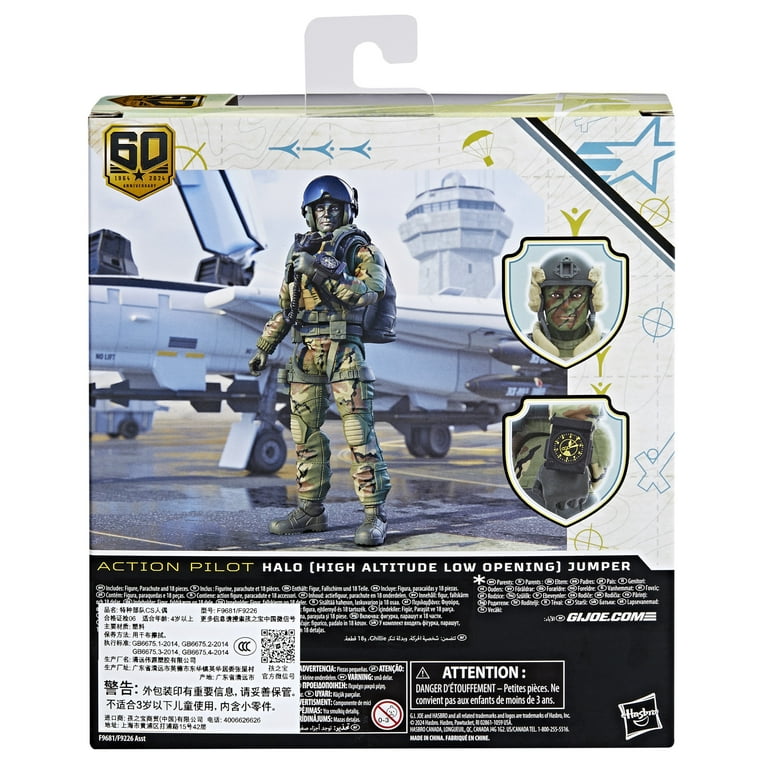 G.I. Joe Action Pilot フィギュア G.I. Joe 60th Anniversary Action Pilot HALO (High Altitude