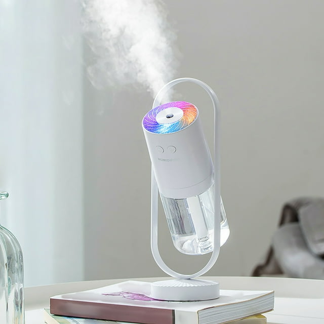 Humidificateur Rotatif 360° Atomisation Alimenté par Usb Lampe de Projection Portable Humidificateur