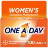 One A Day Women's Multivitamin Tablets, Multivitamins for Women, 100 Ct