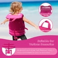 thumbnail image 4 of Chriffer Life Jacket with Head Support for 26-33 LBS Beach Pool, Rainbow Horse, S, 4 of 7