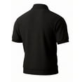thumbnail image 4 of QIUOMBBP Sport Polos Shirts for Men Summer Loose Lightweight Breathable Outdoor Hiking Tees Short Sleeve Casual Collared Tshirts with Pocket Black XXL, 4 of 8