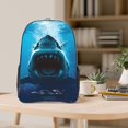 thumbnail image 5 of Kdxio Open-Mouthed Shark Clear Backpack, Transparent Bookbag for School for Women Men, Capacity Clear Bag for College, Travel, 5 of 7