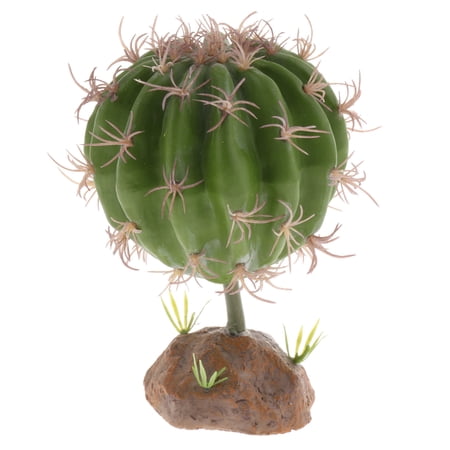 Reptile Box, , Frog, ,Chameleons,and Tortoise Turtle,Vivarium Cactus Plants Decor Ornament Artificial Bonsai Decoration