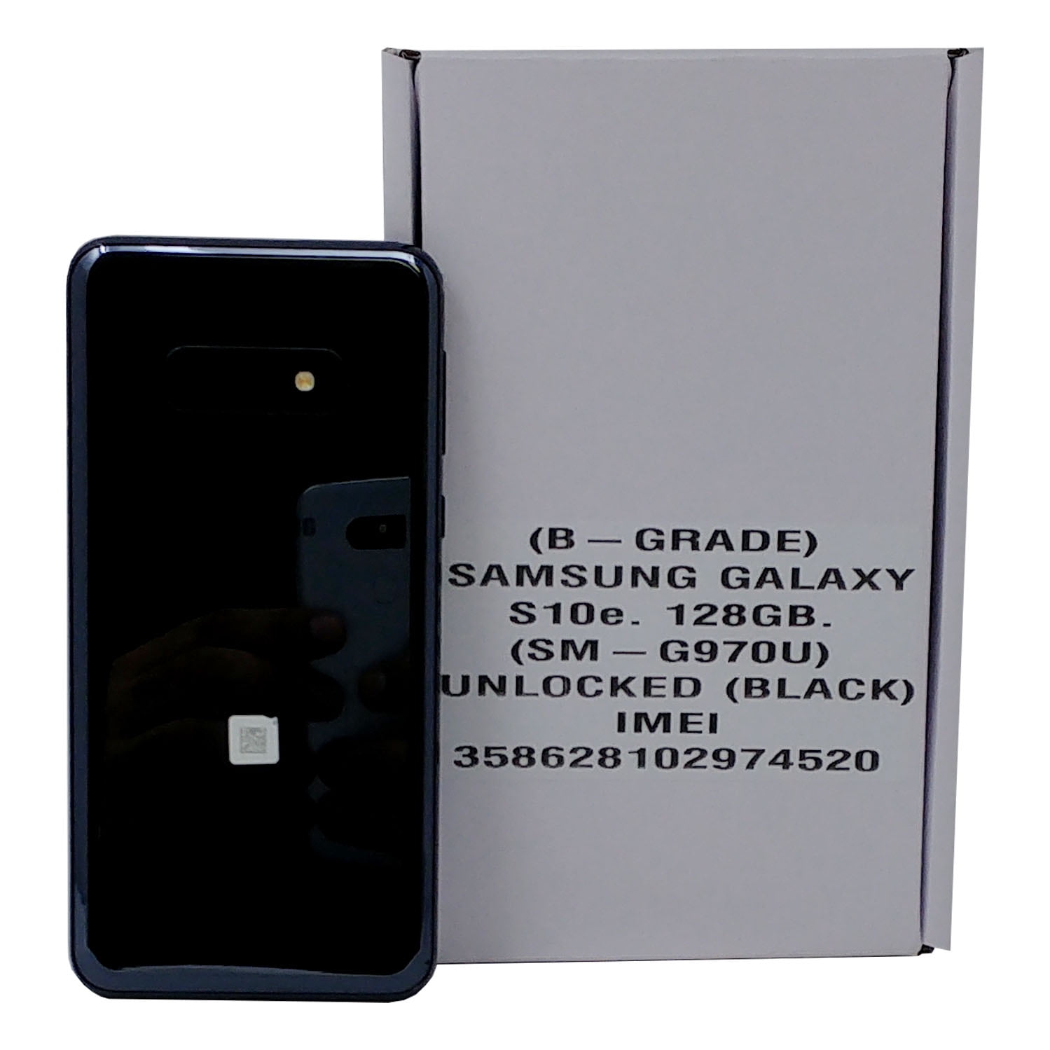 Grade B Samsung Galaxy S10e 128GB SM-G970U Factory Unlocked 5.8 in 6GB RAM Phone Prism Black