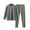 Grey, variant on HBFAGFB Mens Thermals Top and Bottom Set Long Sleeve Underwear Sleepwear Softness Pants Grey Size 2XL