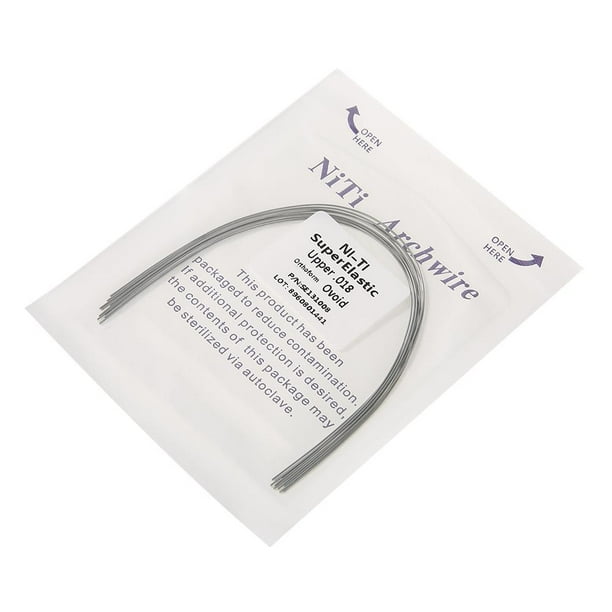 YLSHRF Orthodontic Archwire,100pcs NiTi Round Orthodontic Bracket