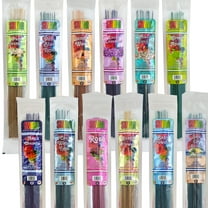 SWAG 11" Hand-Dipped Perfume Incense - 10 Assorted Scents - 10 Sticks Each