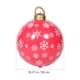 thumbnail image 4 of Adorno navideño inflable gigante para fiestas navideñas: bola colgante gigante, 4 of 7