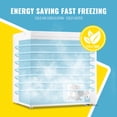 thumbnail image 6 of WANAI 165L Chest Freezer Small Deep Freeze with 7 Gears Temp Control & 3 Baskets for Office Dorm Kitchen White, 6 of 9