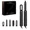 Black, variant on 5-in-1 Hot Air Hair Styler Set - Hair Dryer Comb with Air Curling Iron, Volumizing Brush, & Interchangeable Heads for Straightening, Curling, Blowouts at Home (1000W, 3 Heat Settings)