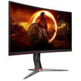 thumbnail image 3 of Restored AOC - G2 Series C24G2 Monitor 24" LED Curved FHD FreeSync Premium Monitor (DisplayPort, HDMI, VGA) - Black/Red (Refurbished), 3 of 5