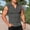 c01Gray, variant on Mens Casual Knitted Solid Color Sleeveless Shirts Lightweight Breathable Collared Summer Beach Textured Tank Tops Black S