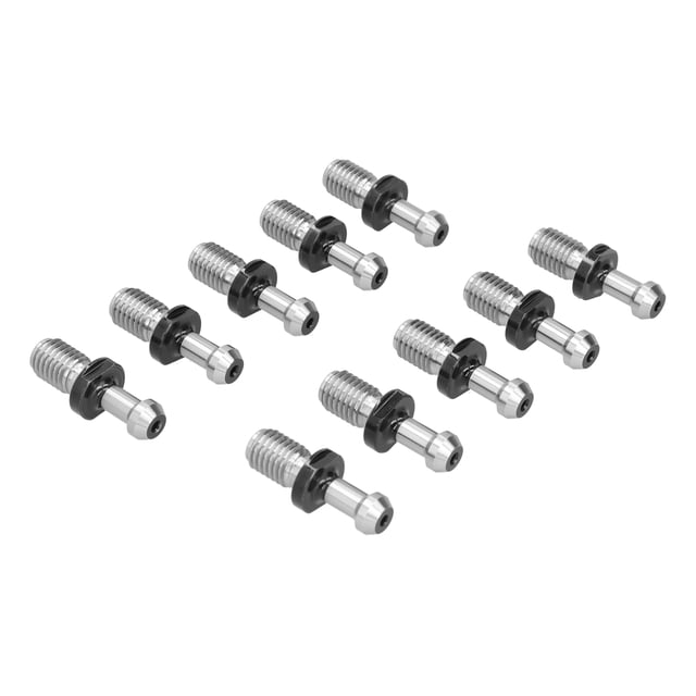 Juego de 10 piezas de perillas de retención de pernos de tracción de 45 °, kit de accesorios de soporte de herramienta CNC de metal para HAAS