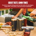 thumbnail image 4 of RTIC Happy Hour 18 oz Ceramic Lined Pint Tumbler, Black Cherry, 4 of 10