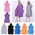 thumbnail image 4 of relayinert Surf Poncho Quick-Drying Changing Robe Surfer Pink Cape Hooded Towel, 4 of 6