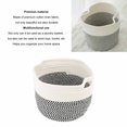 thumbnail image 4 of Large Capacity Foldable Laundry Basket Premium Cotton Linen, Storage for Home Bedroom, 4 of 7