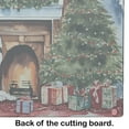 thumbnail image 2 of Siberian Husky Cozy Christmas Glass Cutting Board Large 12 in x 15 in, 2 of 5