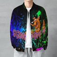 thumbnail image 2 of Scooby Doo Fashion Jacket Mens Windbreaker Coat Lightweight Zipper Clothes Streetwear Bomber Outerwear Jackets, 2 of 7