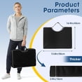 thumbnail image 3 of Portable Stadium Seat Cushions with Handle, Waterproof 600D Oxford Fabric, Extra Thick 3.9" Foldable Seat Cushion for Bleachers, Sports Events, Camping, Office Chairs, 2PCS, 3 of 11
