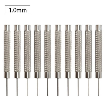 

10Pcs Watch Strap Bracelet Pin Remover Repair Tool Iron Pin Punches 0.7-1.0mm