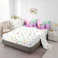 thumbnail image 3 of YST Girly Butterfly Bedding Set, 7-Piece, Boho Floral, King, 3 of 4