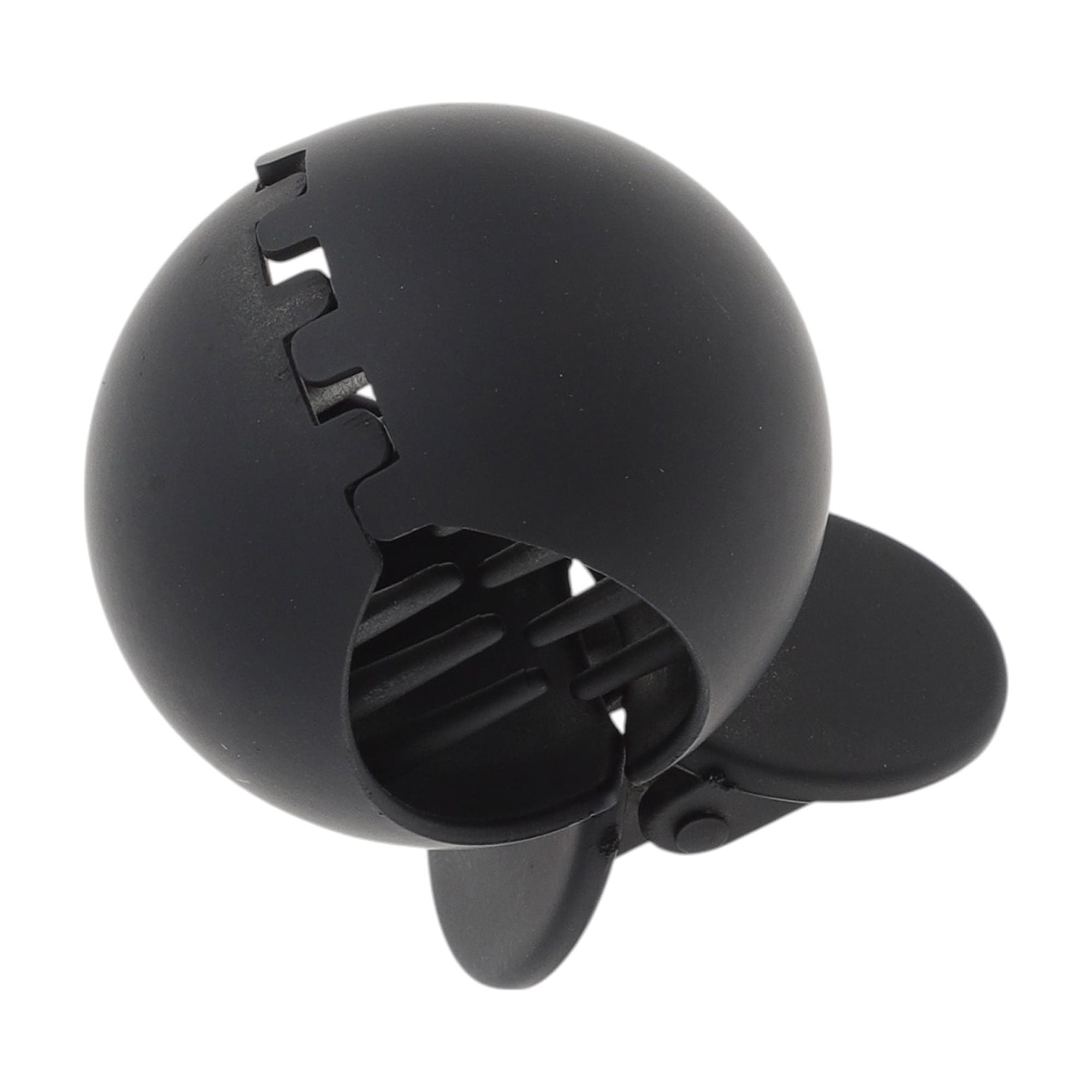 Unique Bargains Grace Frosted Circle Hair Clips Black Stylish and Practical
