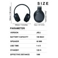 thumbnail image 3 of GENAI Active Noise Cancelling Headphones, Upgraded Wireless Bluetooth Headphones Over Ear with ENC Mic, HiFi Stereo Deep Bass, Noise Canceling Headphones Lightweight, BT 5.4, for Travel/Office/Home,, 3 of 11