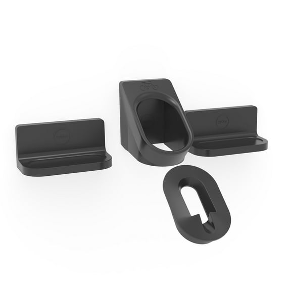 Cycloc Super Hero Wall Mounted Bike Storage, Black NLS