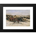 thumbnail image 2 of Gergely Pörge 18x13 Black Modern Framed Museum Art Print Titled - Hungarian Market Scene, 2 of 5